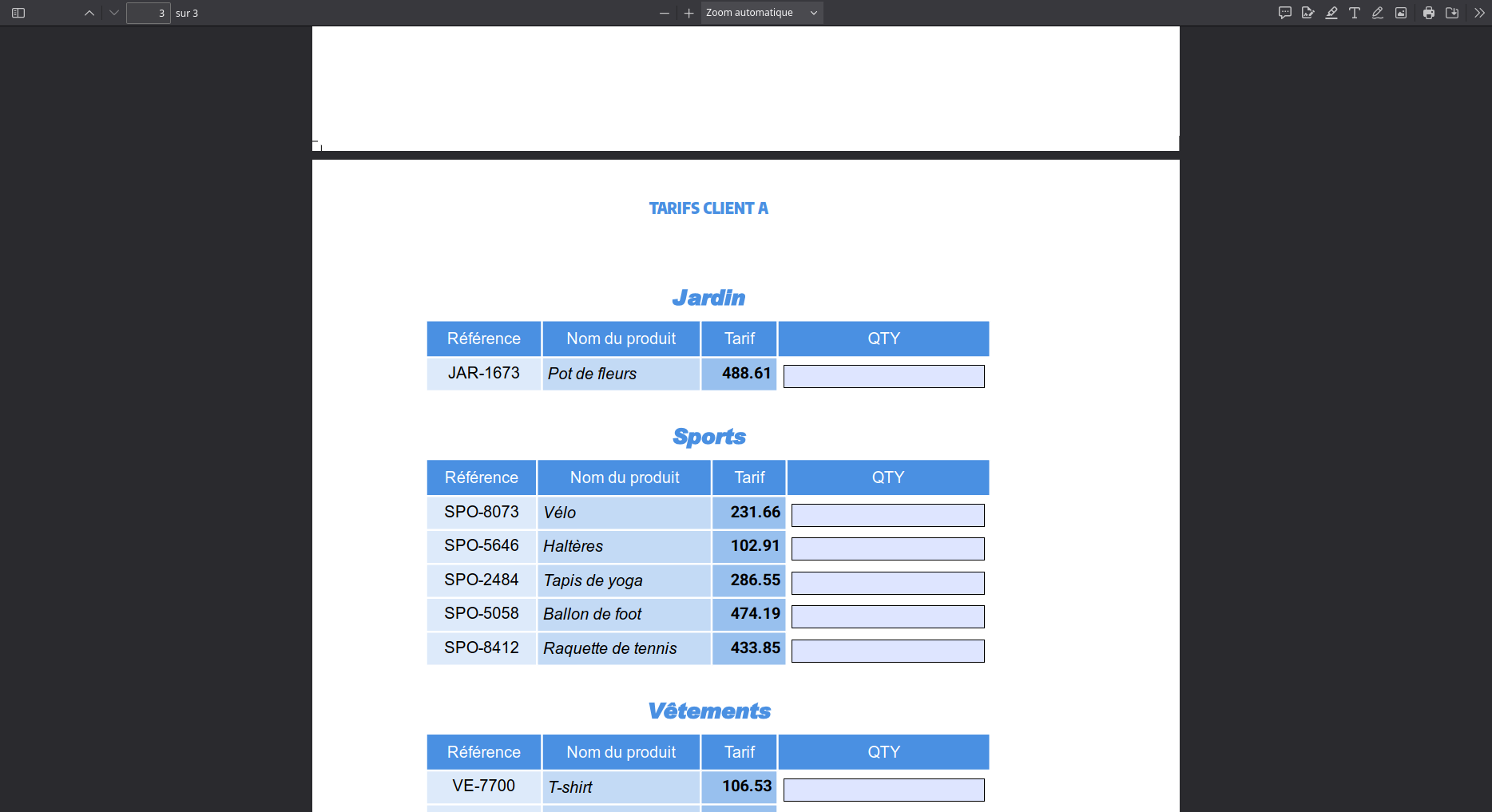 Capture NovaPublication - Apercu PDF genere